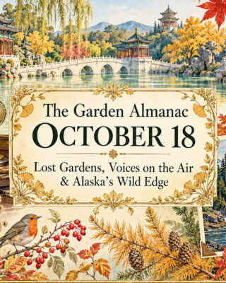 Garden Almanac for October 18