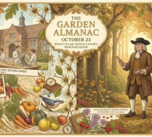 Garden Almanac for October 23