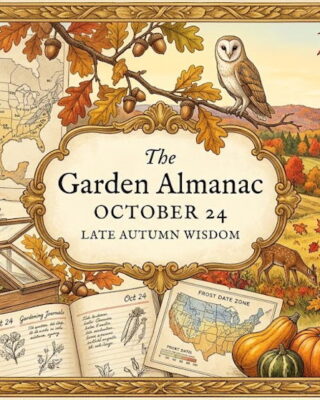 Garden Almanac for October 24