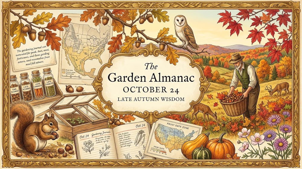 Garden Almanac for October 24