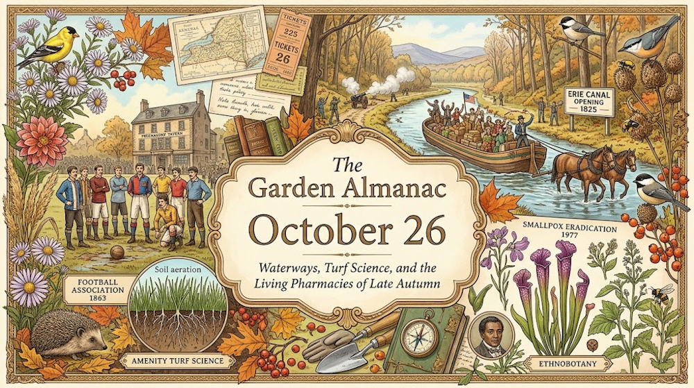 Garden Almanac for October 26