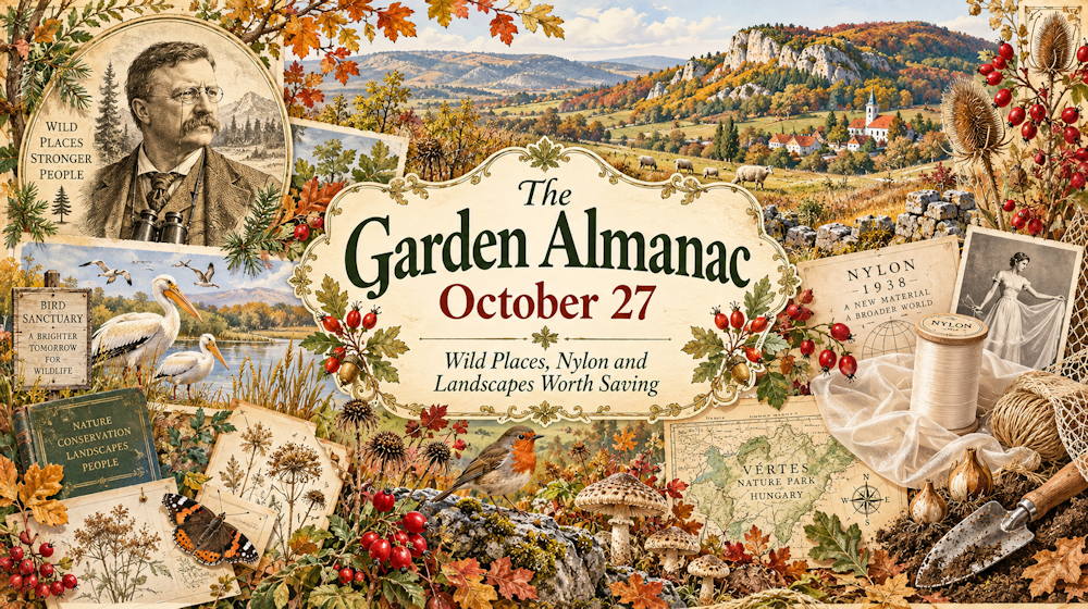 Garden Almanac for October 27
