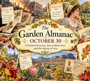 Garden Almanac for October 30