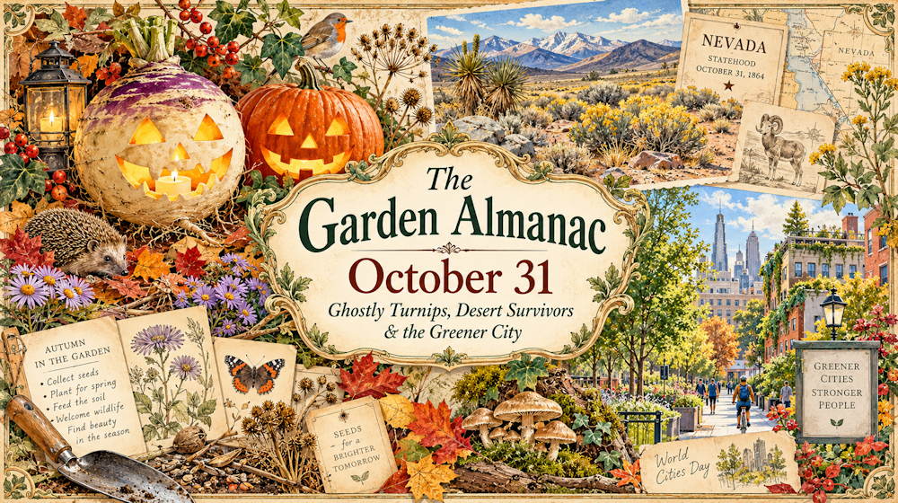 Garden Almanac for October 31