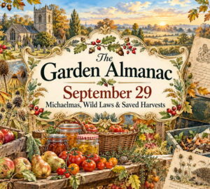 Garden Almanac for September 29