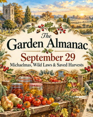 Garden Almanac for September 29