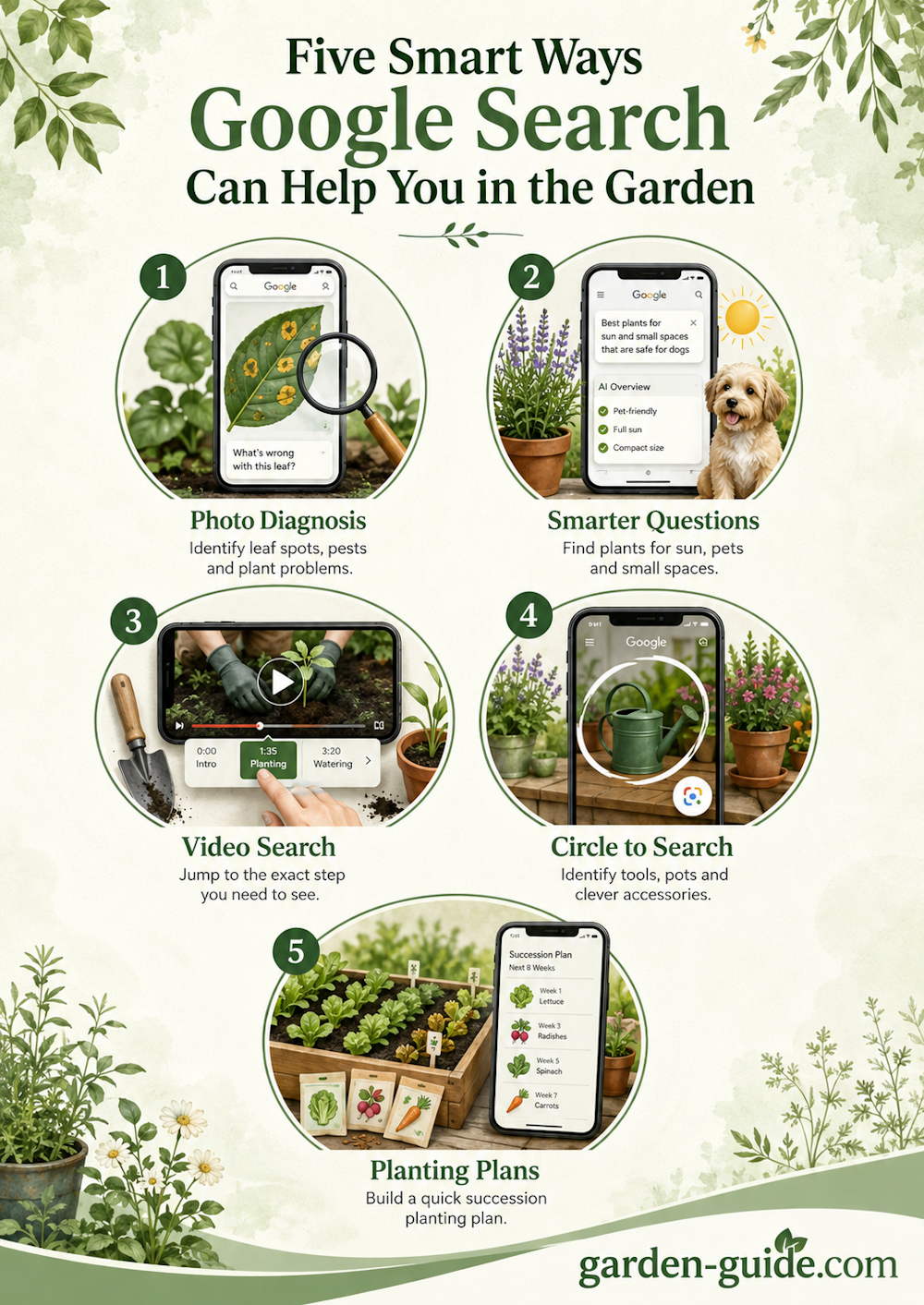 Five Smart Ways Google Search Can Help You in the Garden