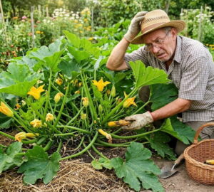 The July Mystery of Squash: Plenty of Flowers, But Where Are the Fruits?