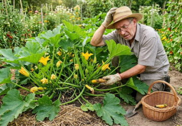 The July Mystery of Squash: Plenty of Flowers, But Where Are the Fruits?