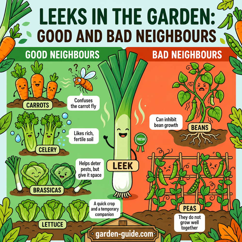 Leeks in the Vegetable Garden – The Best and Worst Neighbours to Grow Nearby