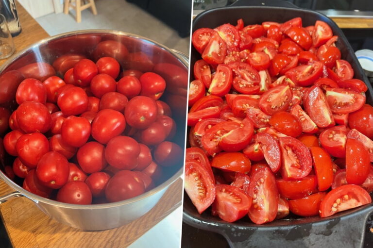 Mediterranean Delight: Oven-Roasted Tomato Sauce with Fresh Herbs
