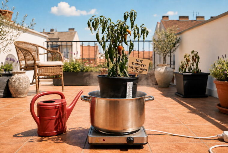 Your Plant May Not Be Thirsty – Its Pot May Be Cooking the Roots