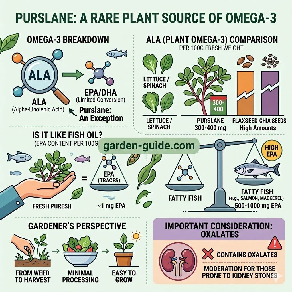 Purslane and Omega-3 