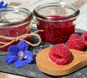 Garden-Grown Raspberries into Delicious Jam
