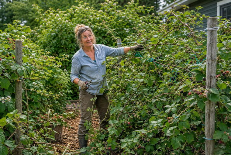 Raspberries Are Not Meant to Be a Hedge