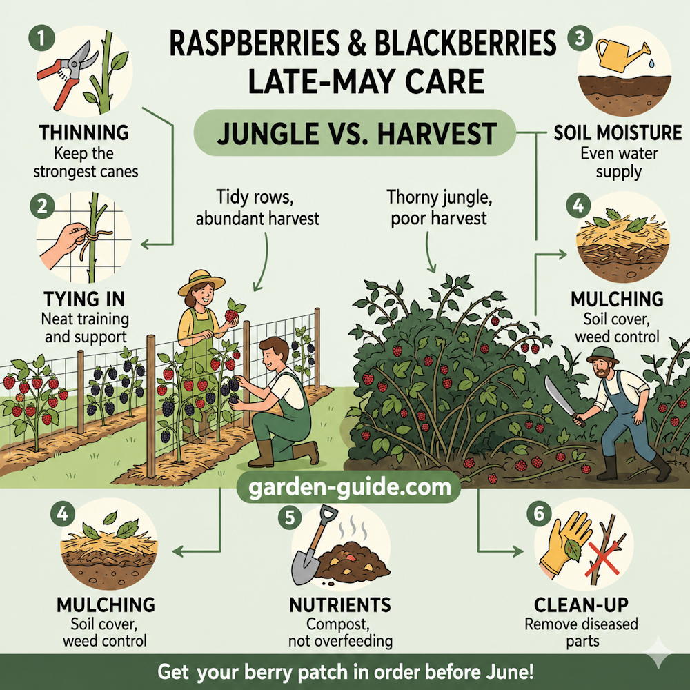 Raspberries Are Not Meant to Be a Hedge
