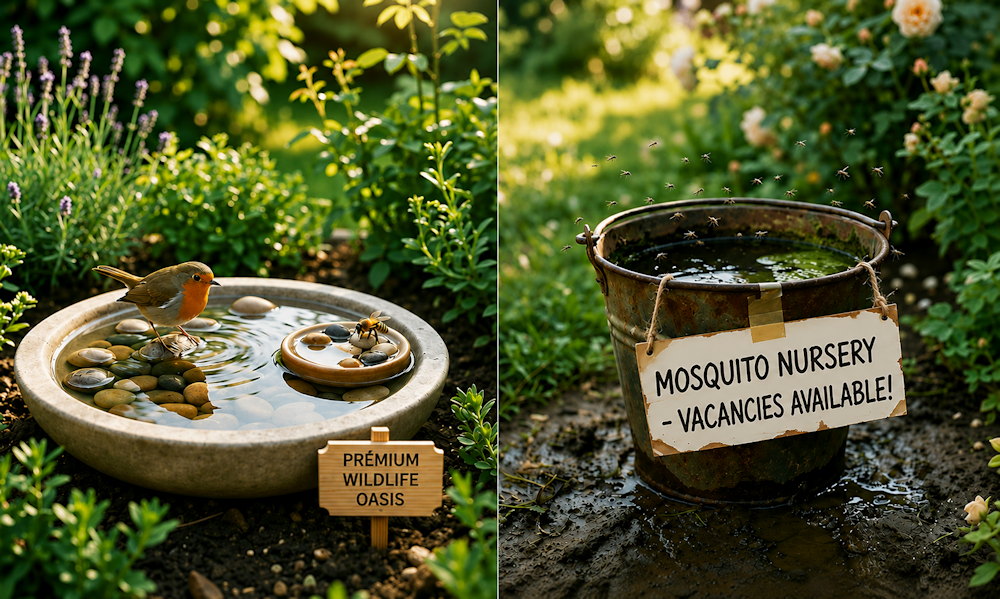 Providing Water for Wildlife? Great—Just Don't Create a Mosquito Nursery