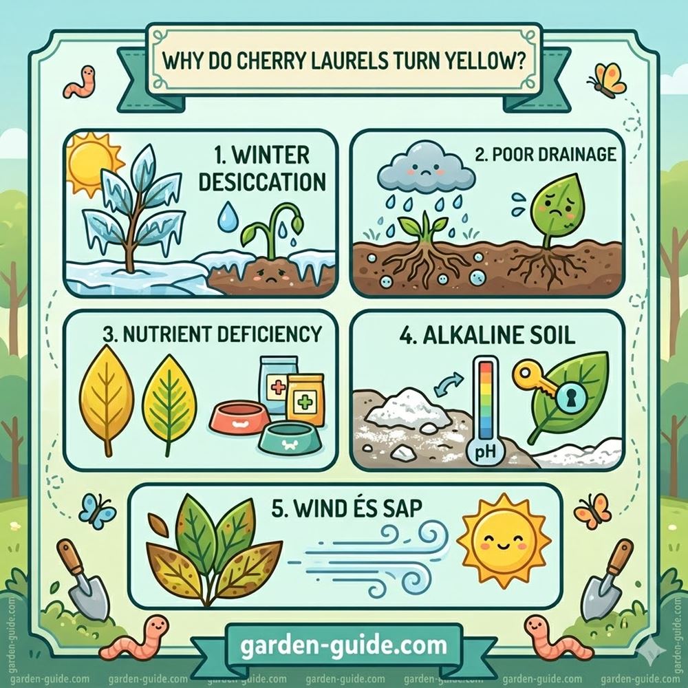 Why Cherry Laurel Leaves Turn Yellow