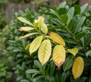 Why Cherry Laurel Leaves Turn Yellow