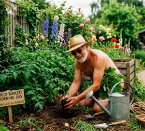 World Naked Gardening Day