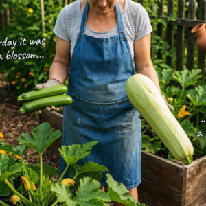 Zucchini Doesn't Wait: One Day It's a Flower, the Next It's a Baseball Bat