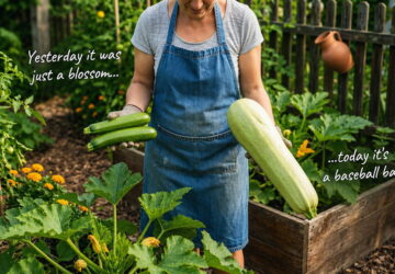Zucchini Doesn't Wait: One Day It's a Flower, the Next It's a Baseball Bat