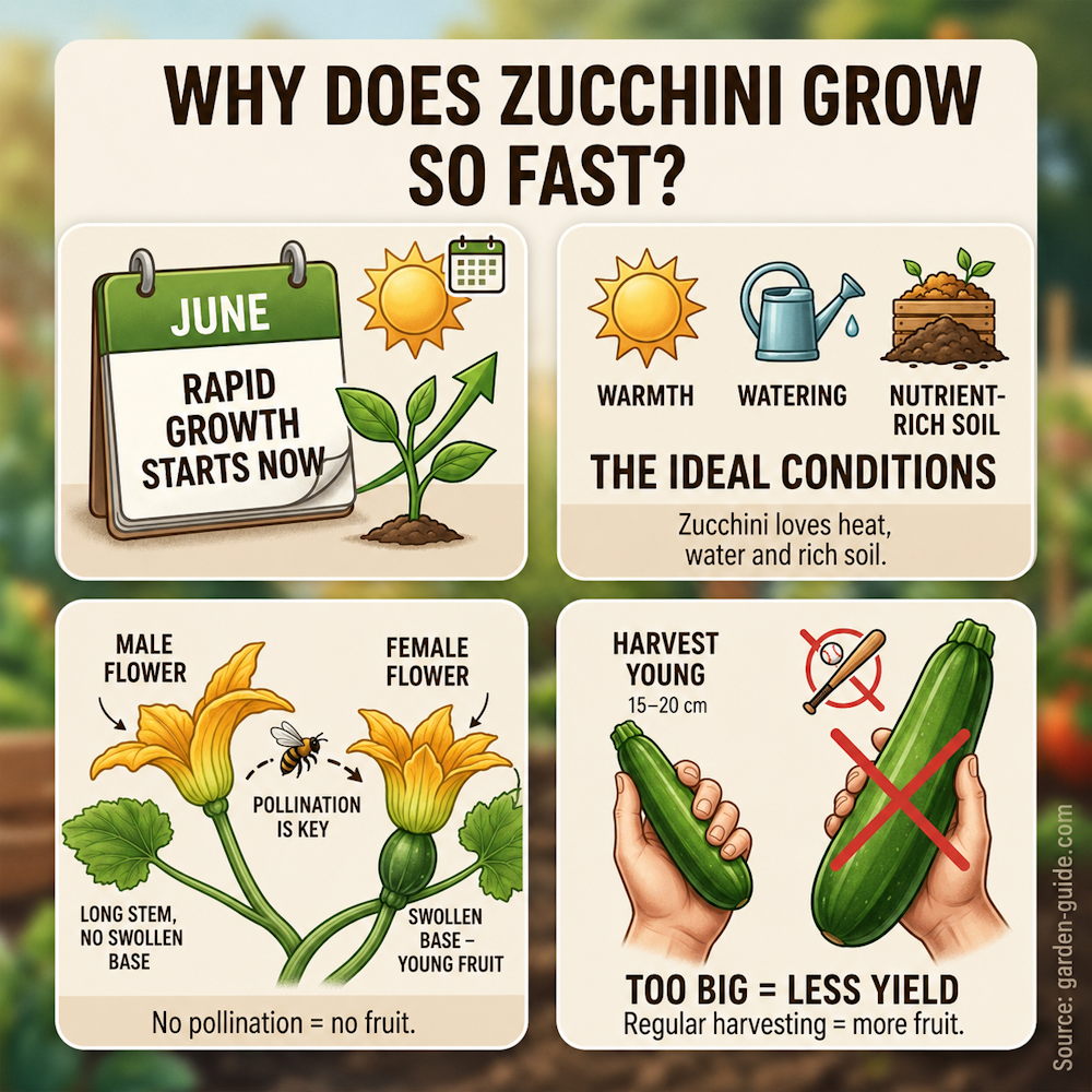 Zucchini Doesn't Wait: One Day It's a Flower, the Next It's a Baseball Bat